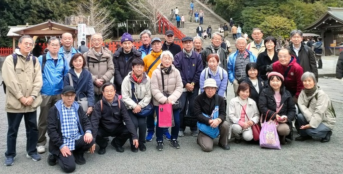 202515年3月3日(土)2025年鎌倉ハイキング ルポ